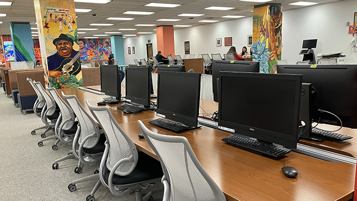 Chicana/o Collection computers