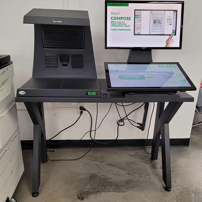 Scanner on 2nd floor of Love Library